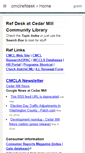 Mobile Screenshot of cmclrefdesk.wikispaces.com