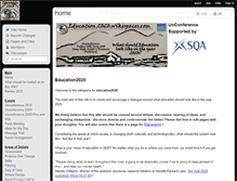 Tablet Screenshot of education2020.wikispaces.com