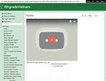 Tablet Screenshot of 8thgradevietnam.wikispaces.com