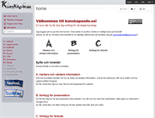 Tablet Screenshot of kunskapande.wikispaces.com
