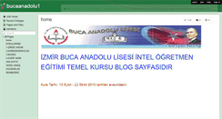 Desktop Screenshot of bucaanadolu1.wikispaces.com