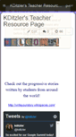 Mobile Screenshot of kditzlerteacherresourcepage.wikispaces.com