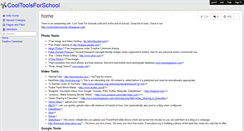 Desktop Screenshot of cooltoolsforschool.wikispaces.com
