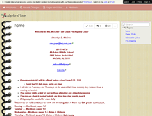 Tablet Screenshot of algebraplace.wikispaces.com
