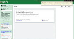 Desktop Screenshot of ict-professionaldevelopment.wikispaces.com
