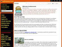 Tablet Screenshot of edresources.wikispaces.com
