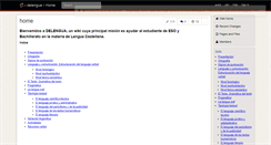 Desktop Screenshot of delengua.wikispaces.com