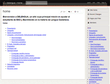 Tablet Screenshot of delengua.wikispaces.com