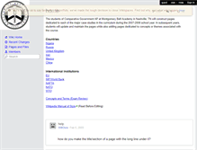 Tablet Screenshot of covgov.wikispaces.com