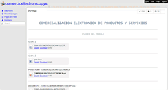 Desktop Screenshot of comercioelectronicopys.wikispaces.com