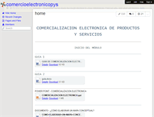 Tablet Screenshot of comercioelectronicopys.wikispaces.com