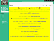 Tablet Screenshot of gplhsspanishclasses.wikispaces.com