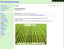 Tablet Screenshot of kehityspsykologia.wikispaces.com