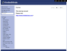 Tablet Screenshot of kindledminds.wikispaces.com