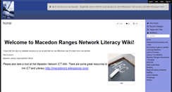 Desktop Screenshot of macedonliteracy.wikispaces.com