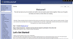 Desktop Screenshot of gdsbbookshelf.wikispaces.com