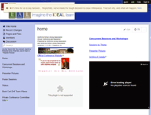 Tablet Screenshot of csla2011.wikispaces.com