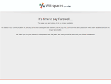 Tablet Screenshot of misstransue.wikispaces.com
