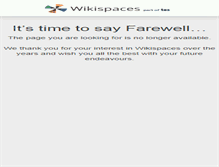 Tablet Screenshot of p4tps.wikispaces.com