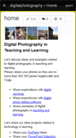 Mobile Screenshot of digitalphotography.wikispaces.com