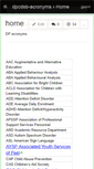 Mobile Screenshot of dpcdsb-acronyms.wikispaces.com