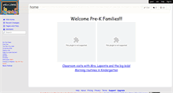 Desktop Screenshot of kindergartenfamily.wikispaces.com