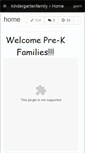 Mobile Screenshot of kindergartenfamily.wikispaces.com