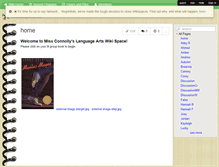Tablet Screenshot of connollylitsite.wikispaces.com
