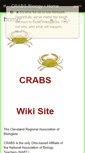 Mobile Screenshot of crabs-biology.wikispaces.com