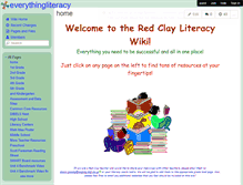 Tablet Screenshot of everythingliteracy.wikispaces.com