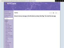 Tablet Screenshot of akhscaesar.wikispaces.com