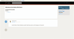 Desktop Screenshot of adamy.wikispaces.com