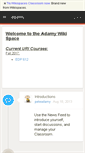 Mobile Screenshot of adamy.wikispaces.com