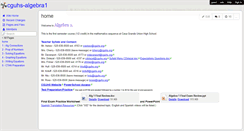 Desktop Screenshot of cguhs-algebra1.wikispaces.com