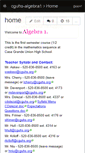 Mobile Screenshot of cguhs-algebra1.wikispaces.com