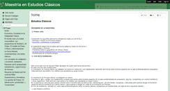Desktop Screenshot of estudiosclasicos.wikispaces.com