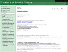 Tablet Screenshot of estudiosclasicos.wikispaces.com