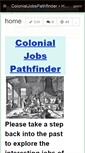 Mobile Screenshot of colonialjobspathfinder.wikispaces.com
