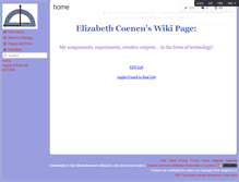 Tablet Screenshot of elizabethcoenen.wikispaces.com