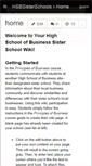 Mobile Screenshot of hsbsisterschools.wikispaces.com