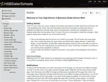 Tablet Screenshot of hsbsisterschools.wikispaces.com
