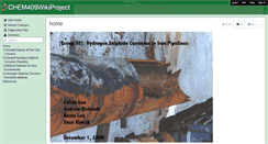 Desktop Screenshot of chem409wikiproject.wikispaces.com
