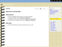 Tablet Screenshot of custermiddleschool.wikispaces.com