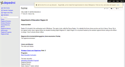 Desktop Screenshot of depedrxi.wikispaces.com