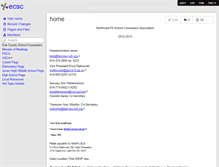 Tablet Screenshot of ecsc.wikispaces.com