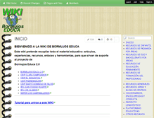 Tablet Screenshot of bormujoseduca.wikispaces.com