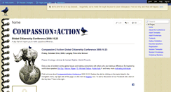 Desktop Screenshot of compassion2action.wikispaces.com