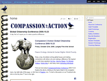 Tablet Screenshot of compassion2action.wikispaces.com