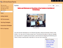 Tablet Screenshot of citteachers.wikispaces.com