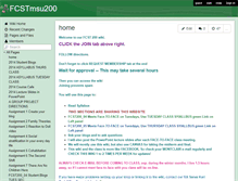 Tablet Screenshot of fcstmsu200.wikispaces.com